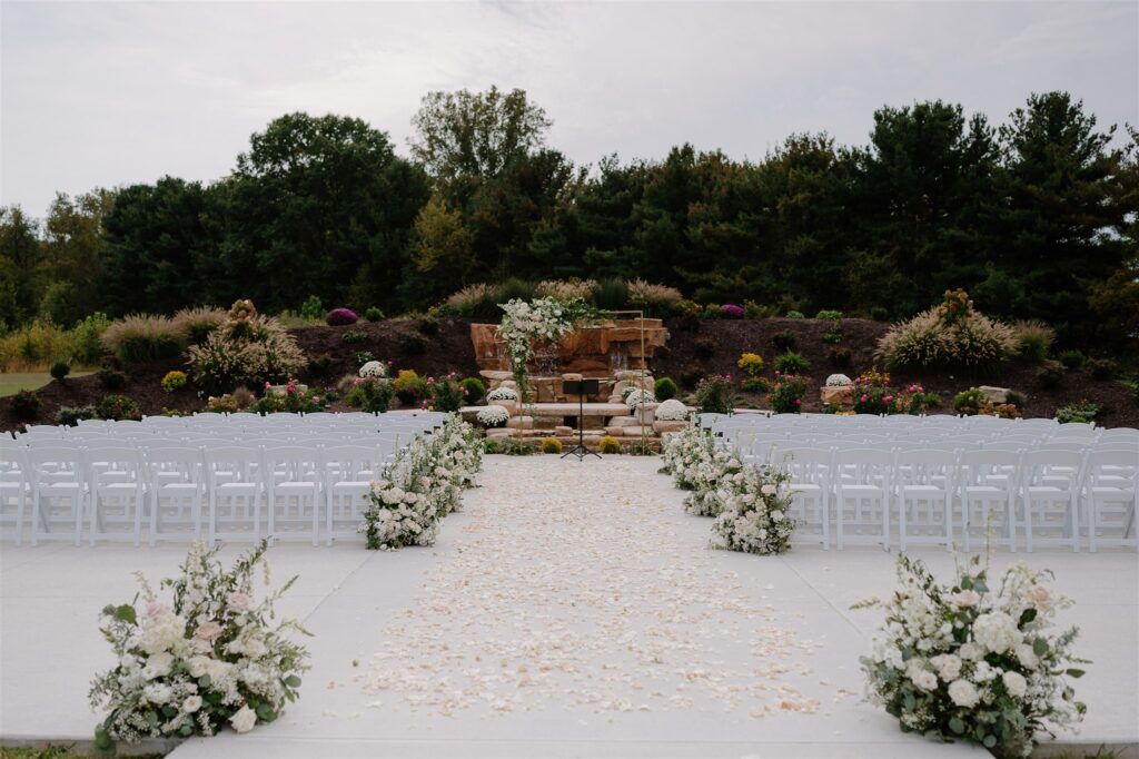 Birchwood Meadow wedding ceremony area